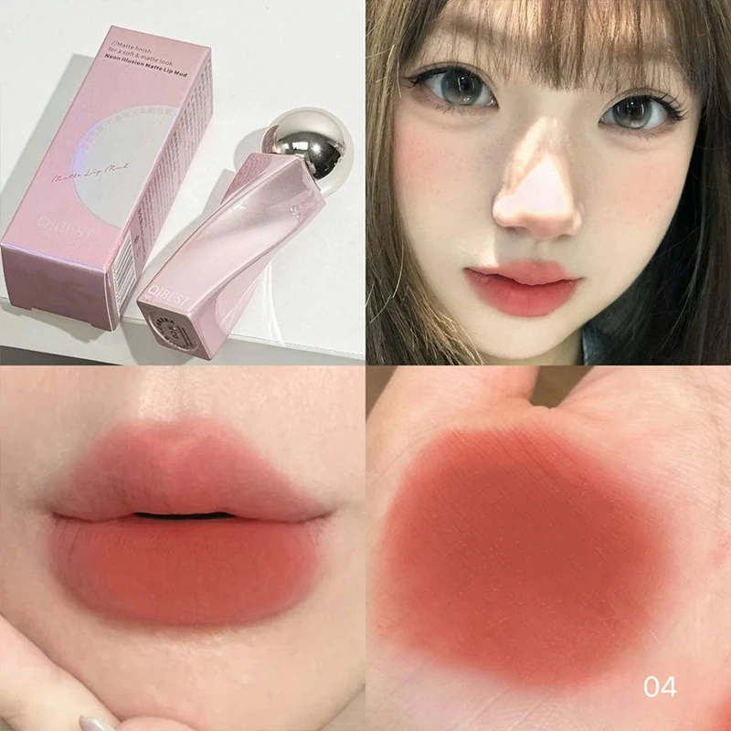 QIBEST Matte Velvet Lip Gloss  - Matte Velvet Lip Tint Long Lasting 评论和价格