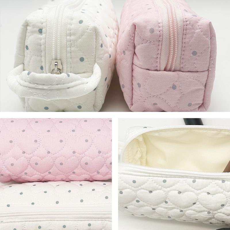 Portable Polka Dot Cosmetic Ba - Makeup 评论和价格