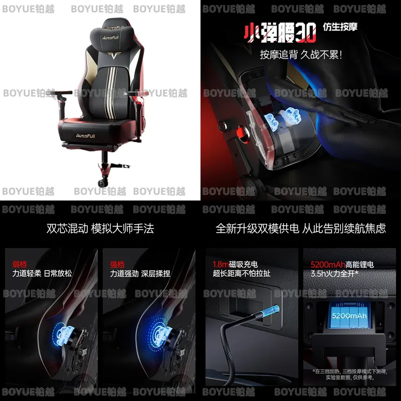 Ergonomic Gaming Chair with 8D - Massage 评论和价格