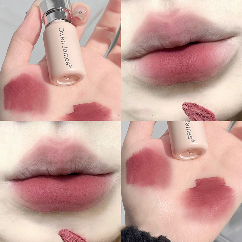 Small Bottle Pink Mist Lip Cre - Matte Velvet Lip Tint Long Lasting 评论和价格