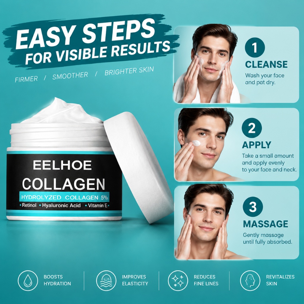 30g Male Collagen Hydrating Cr - Retinol Anti Wrinkle Cream 评论和价格