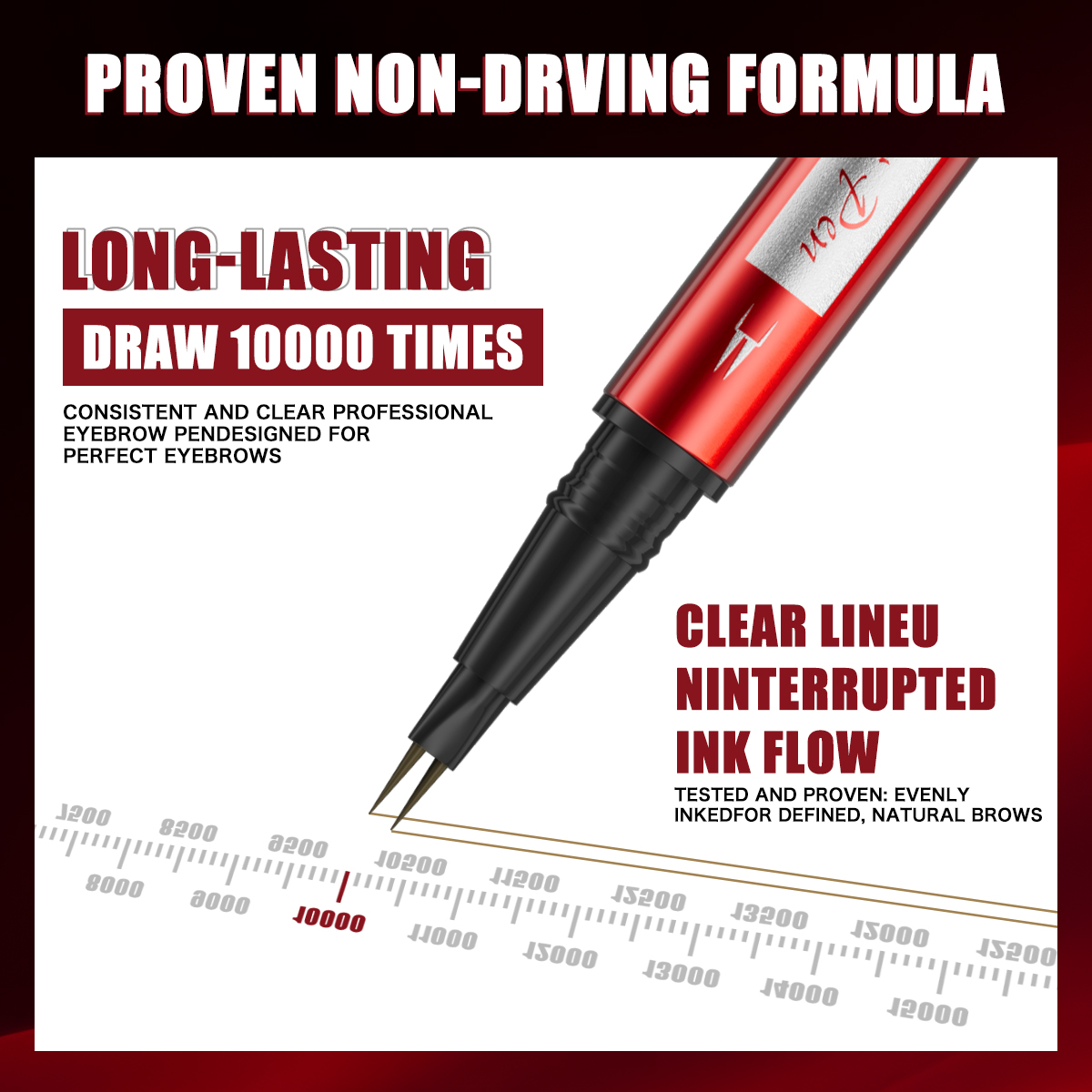 Ultra Fine Eyebrow Pen Long La - Waterproof Liquid Eyeliner Pen 评论和价格