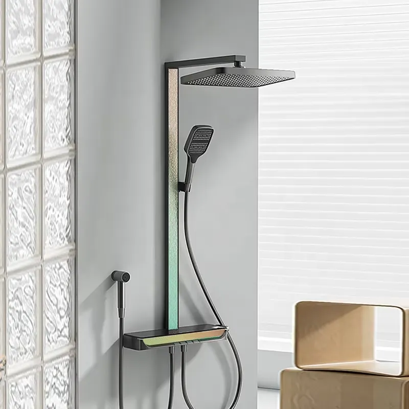 Brass Digital Waterfall Shower - Massage 评论和价格
