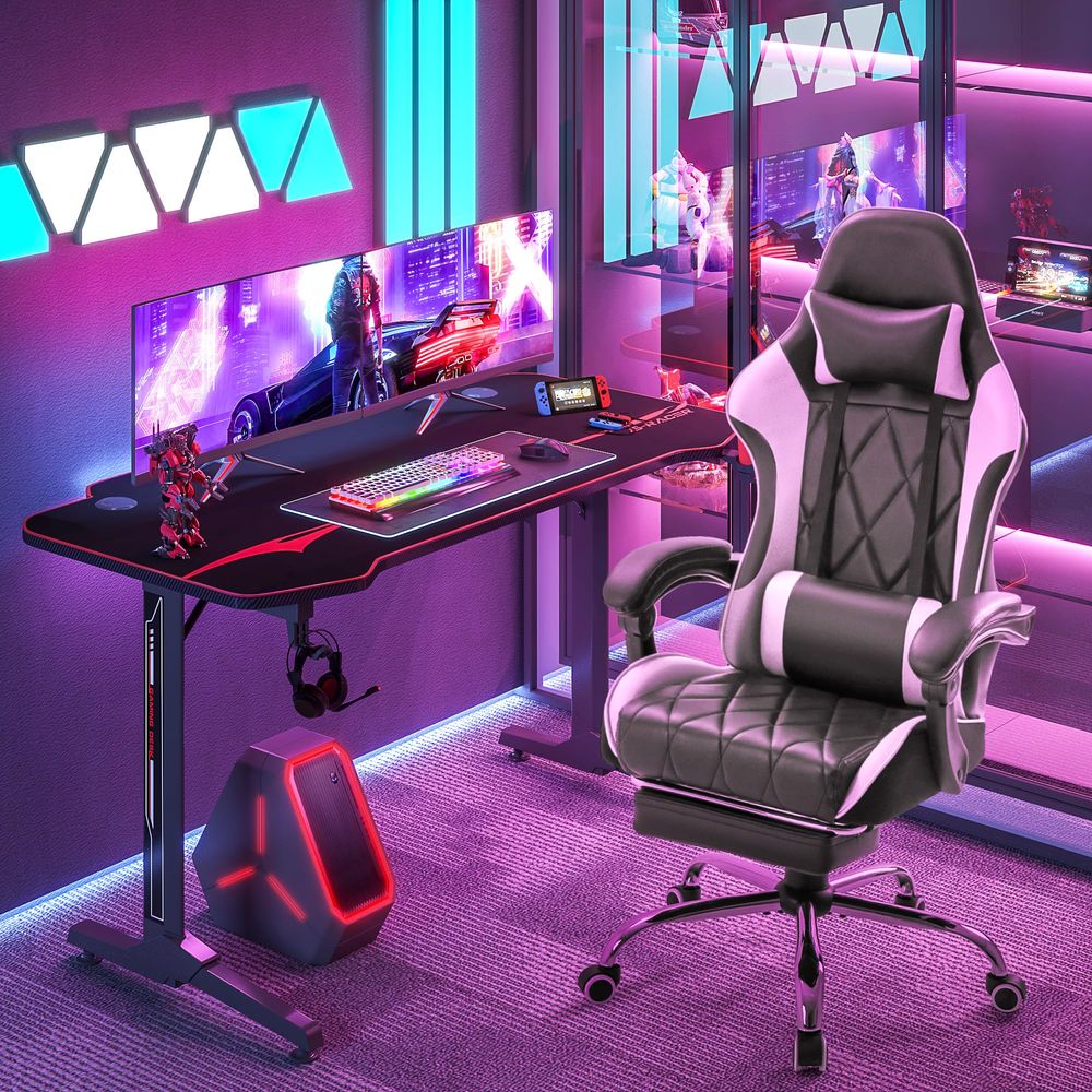 Gaming Chair, Computer Chair w - Massage 评论和价格