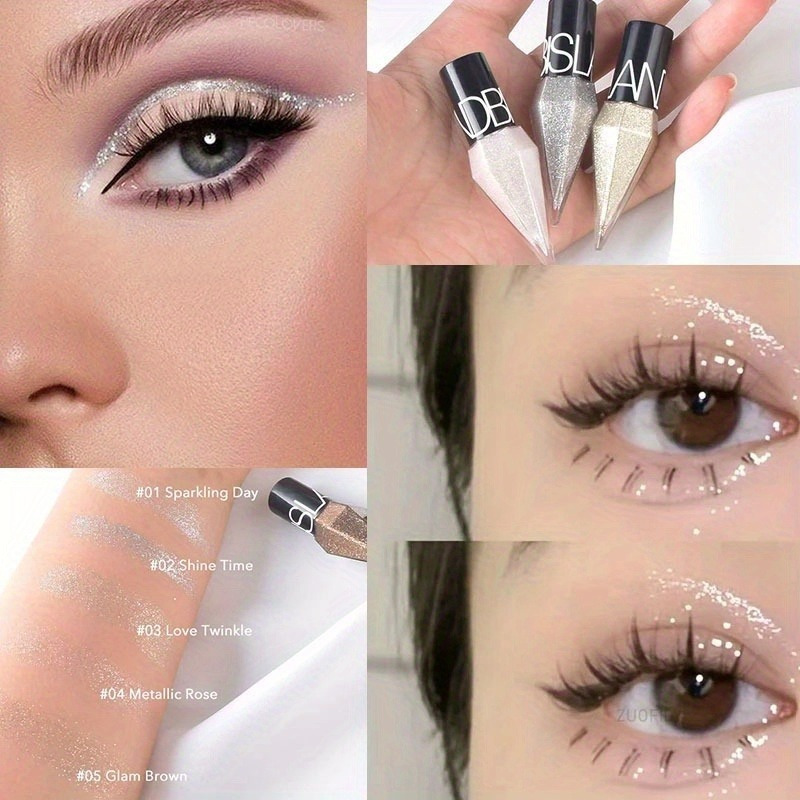 Pearlescent Glitter Diamond Li - Waterproof Liquid Eyeliner Pen 评论和价格