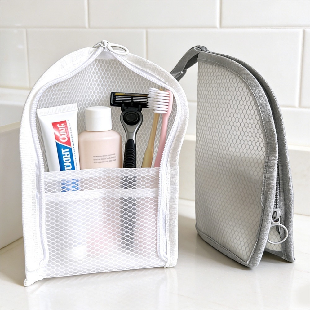 Mesh Toiletry Bag Breathable Q - Makeup 评论和价格