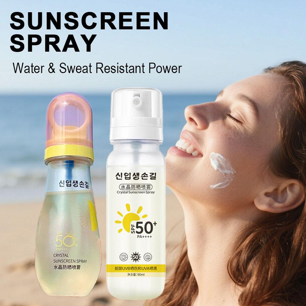 Korean Spf 50+ Sunscreen Spray - Spf 50 Waterproof Sunscreen 评论和价格