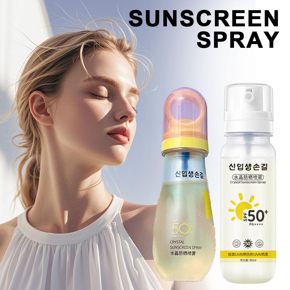 Korean Spf 50+ Sunscreen Spray - Spf 50 Waterproof Sunscreen 评论和价格